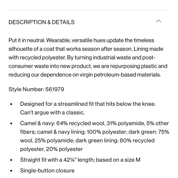 NWT Club Monaco Slim Tailored Coat Dark Green XS - Picture 16 of 16